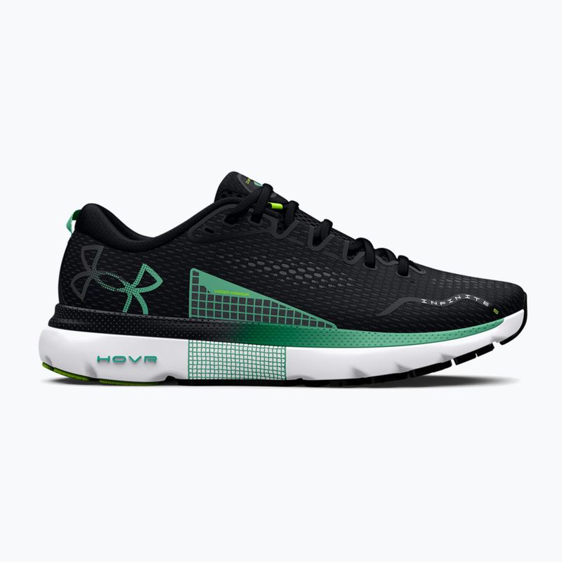 Under Armour Hovr Infinite 5 vyriški bėgimo bateliai black-green 3026545 13