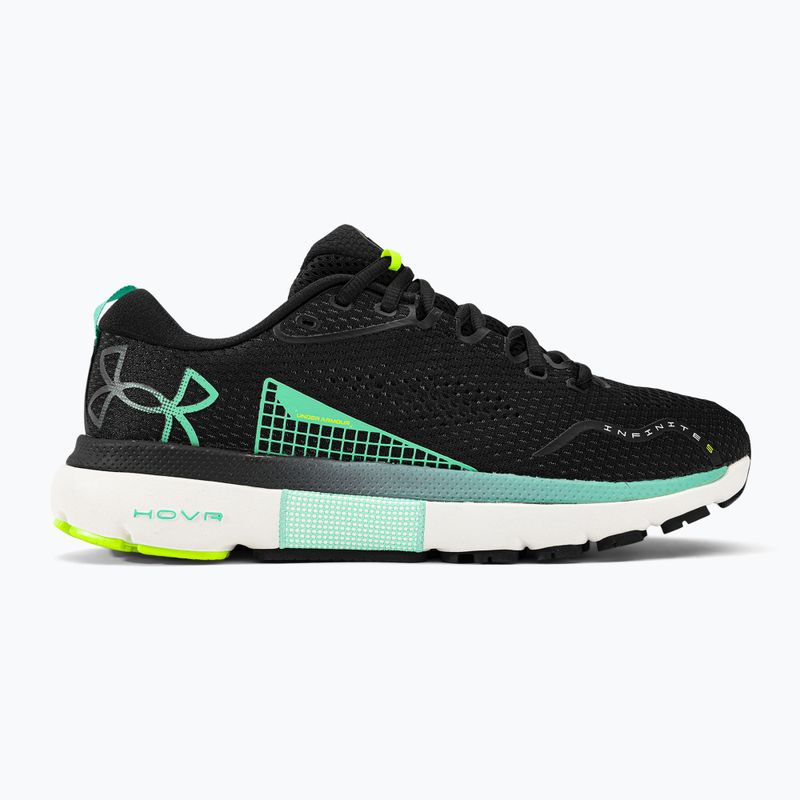 Under Armour Hovr Infinite 5 vyriški bėgimo bateliai black-green 3026545 2