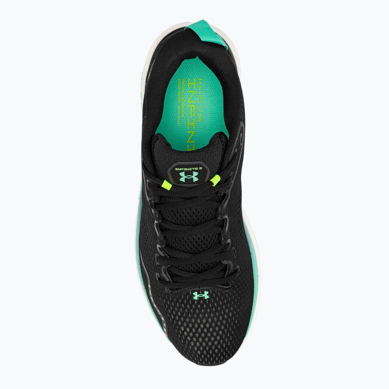 Under Armour Hovr Infinite 5 vyriški bėgimo bateliai black-green 3026545 7