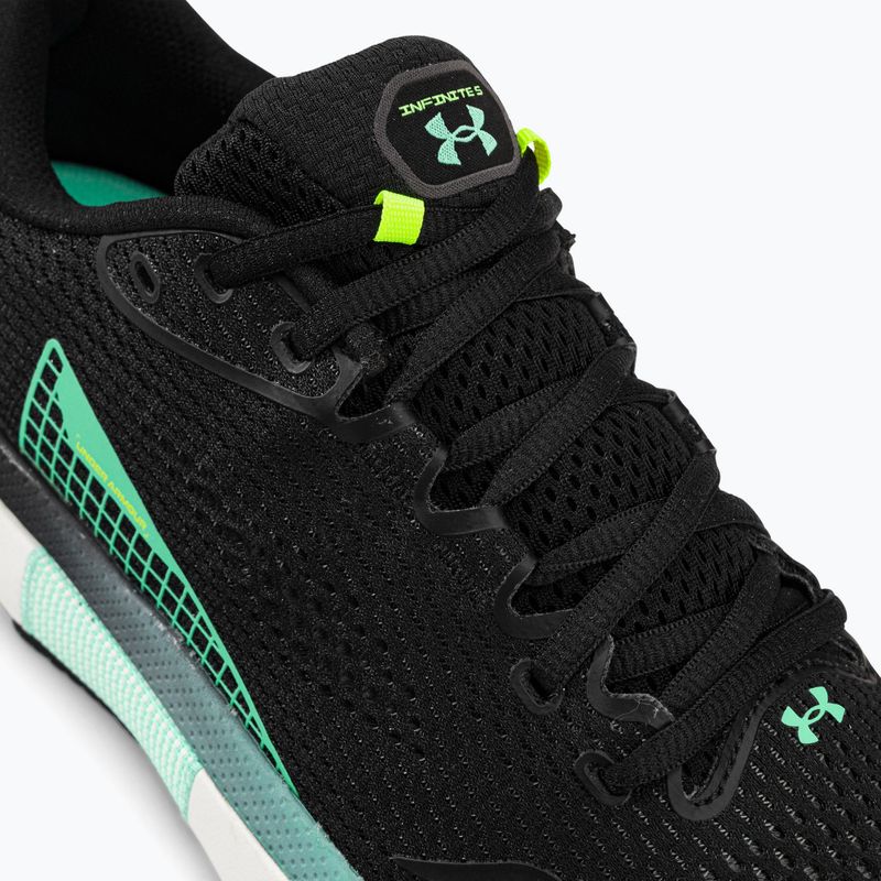 Under Armour Hovr Infinite 5 vyriški bėgimo bateliai black-green 3026545 9