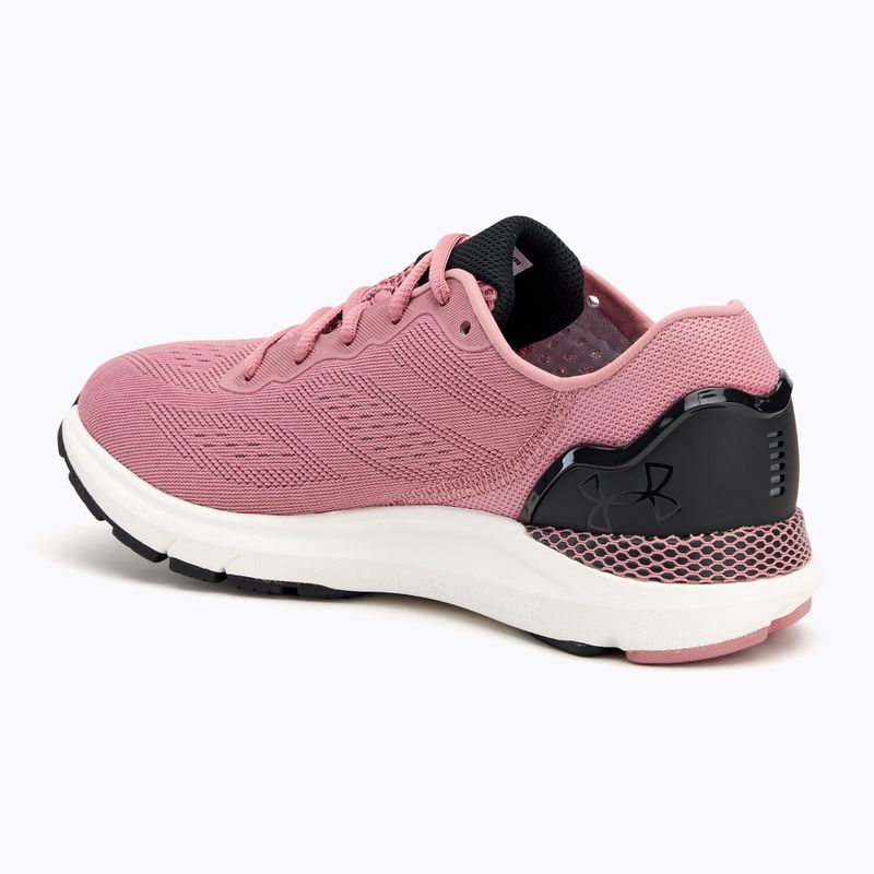 Under Armour Hovr Sonic 6 moterų bėgimo bateliai pink elixir/black/halo grey 3