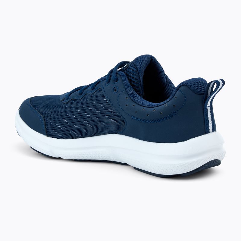 Under Armour Charged Assert 10 academy/academy/white vyriški bėgimo bateliai 3