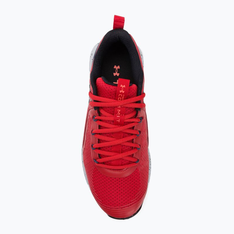 Under Armour Charged Commit Tr 3 vyriški treniruočių bateliai red 3023703 6