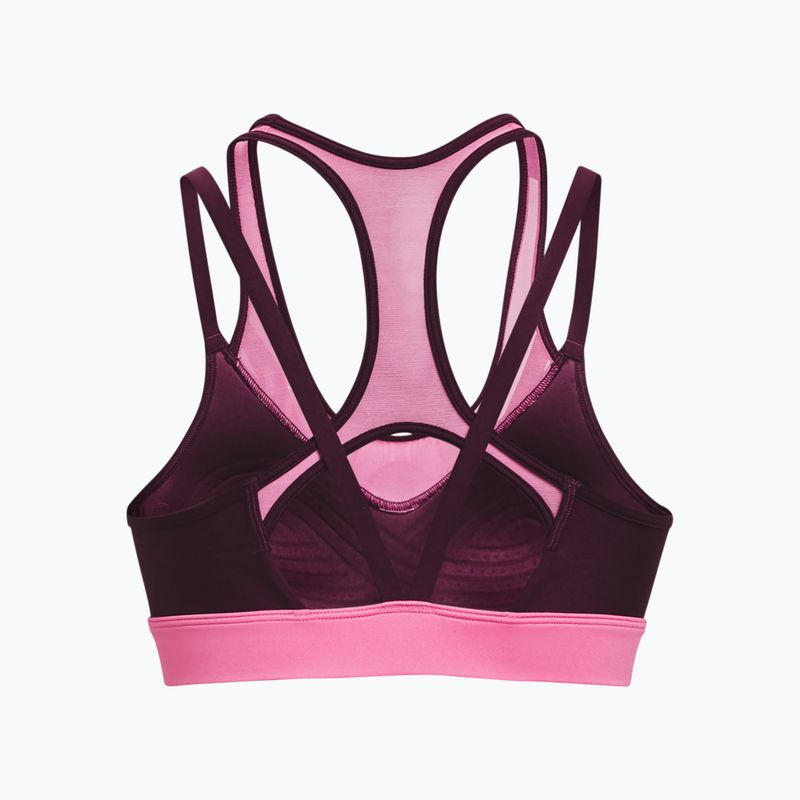 Under Armour Infinity Mesh Low violetinė fitneso liemenėlė 1376886-572 2