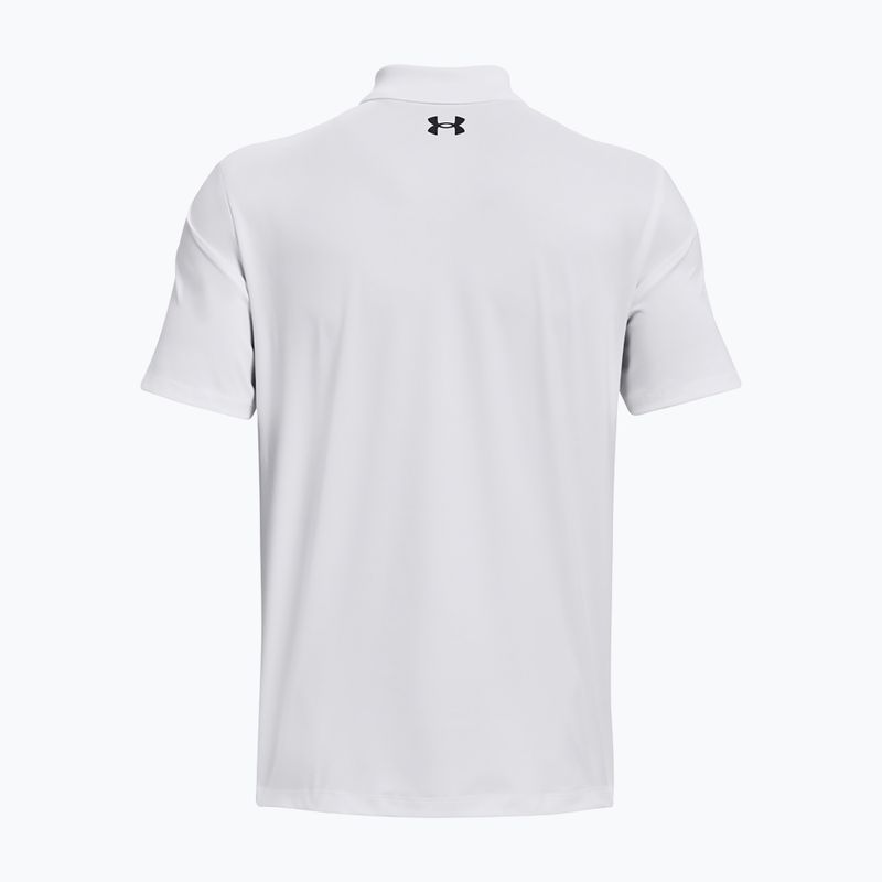 Vyriški polo marškinėliai Under Armour Matchplay Polo white/pitch gray 6