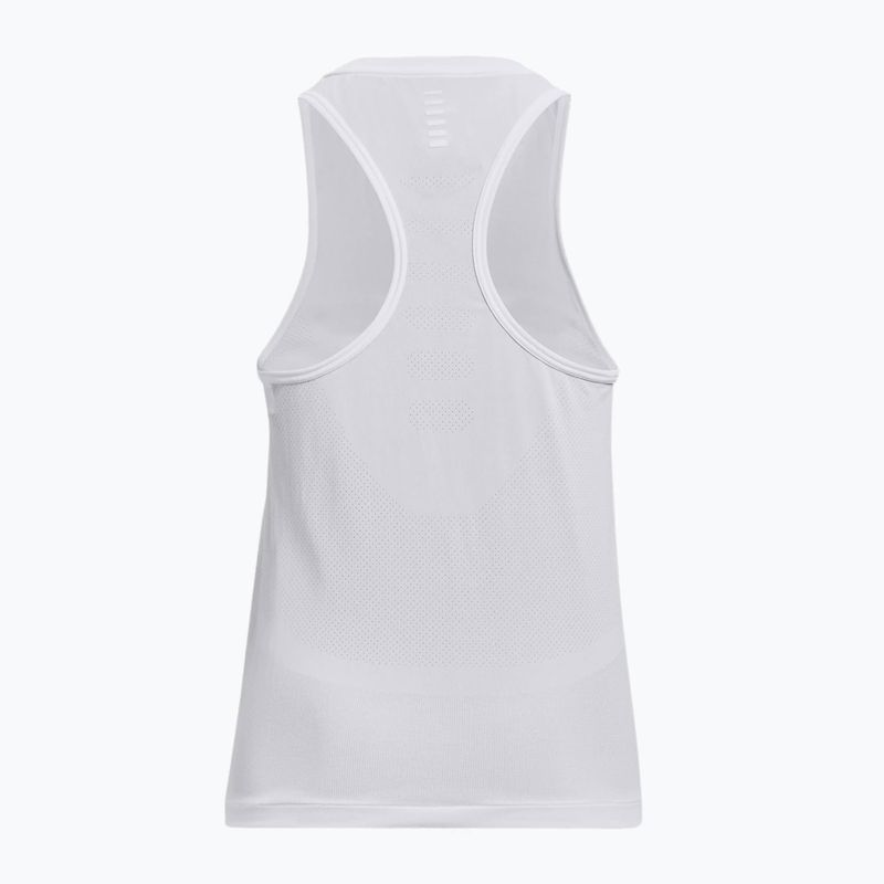 Under Armour moteriški bėgimo marškinėliai Seamless Stride Singlet white 1375697 5