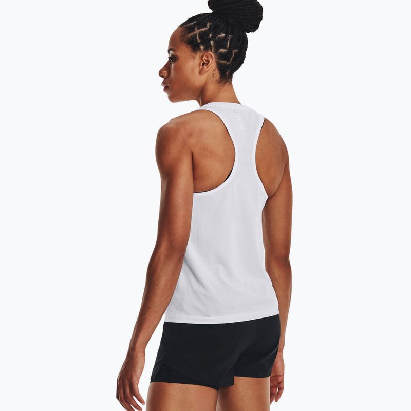 Under Armour moteriški bėgimo marškinėliai Seamless Stride Singlet white 1375697 2