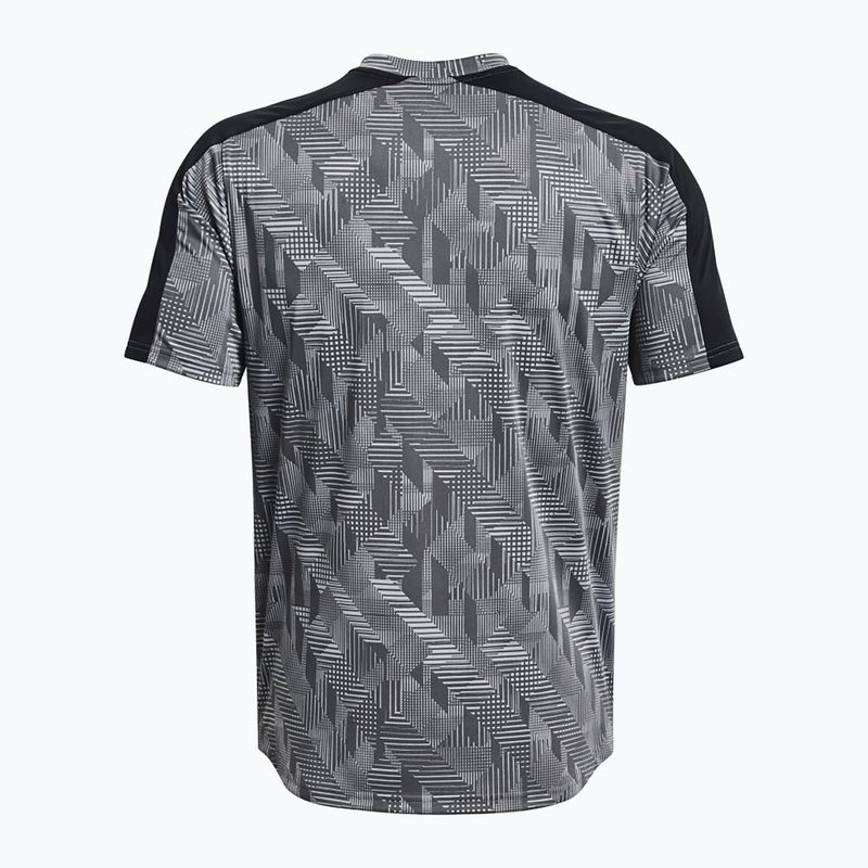 Under Armour vyriški futbolo marškinėliai Challenger Training Top pilki 1365408-015 2