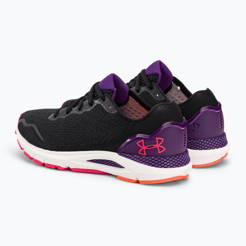 Under Armour moteriški bėgimo bateliai Hovr Sonic 6 black / galaxy purple / pink shock 3026128 3