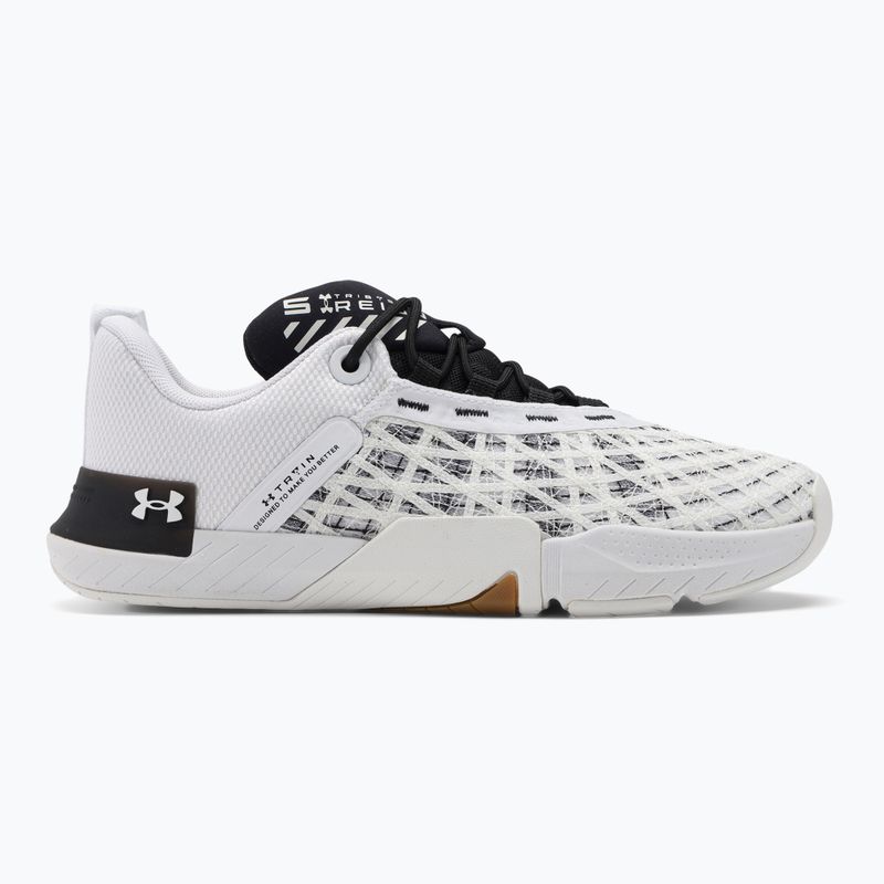 Under Armour Tribase Reign 5 balti/juodi/balti vyriški treniruočių bateliai 2