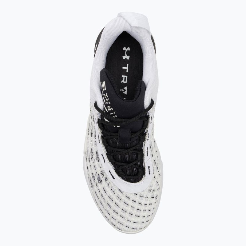 Under Armour Tribase Reign 5 balti/juodi/balti vyriški treniruočių bateliai 6