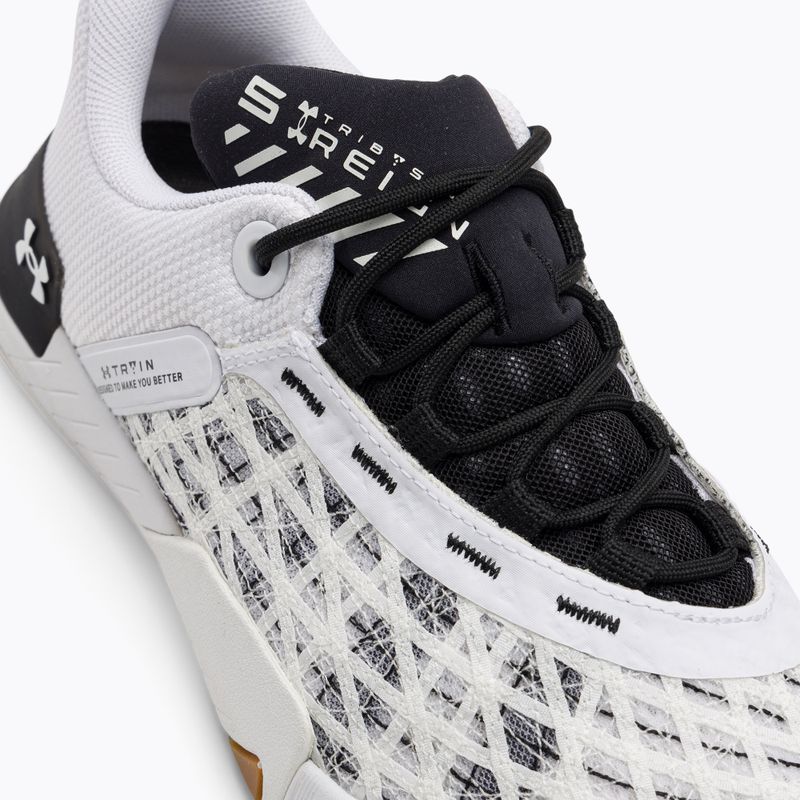 Under Armour Tribase Reign 5 balti/juodi/balti vyriški treniruočių bateliai 8