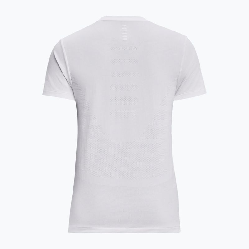 Under Armour Seamless Stride moteriški bėgimo marškinėliai white 1375698 3