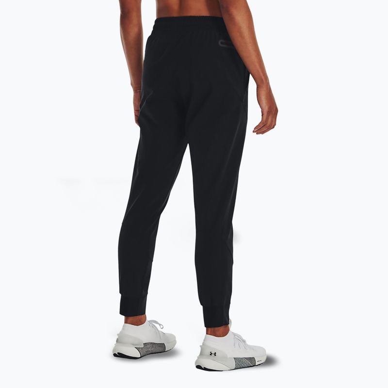 Moteriškos treniruočių kelnės Under Armour Unstoppable Jogger black/black 3