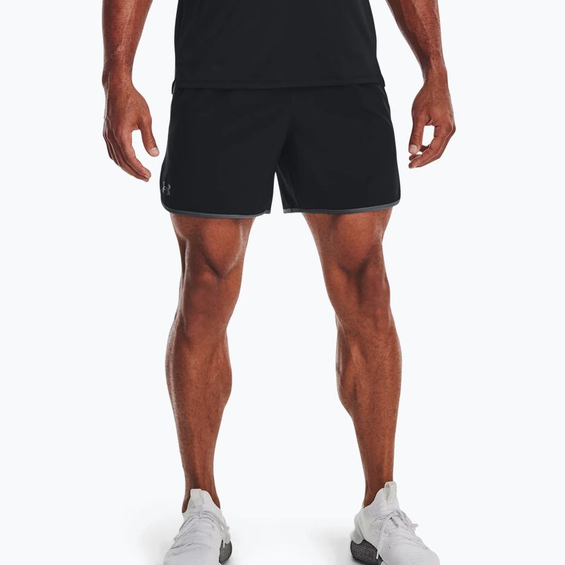 Under Armour Hiit Woven vyriški treniruočių šortai juodi 1377027 3