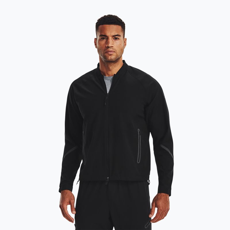 Under Armour Unstoppable Bomber vyriška treniruočių striukė juoda 1377170