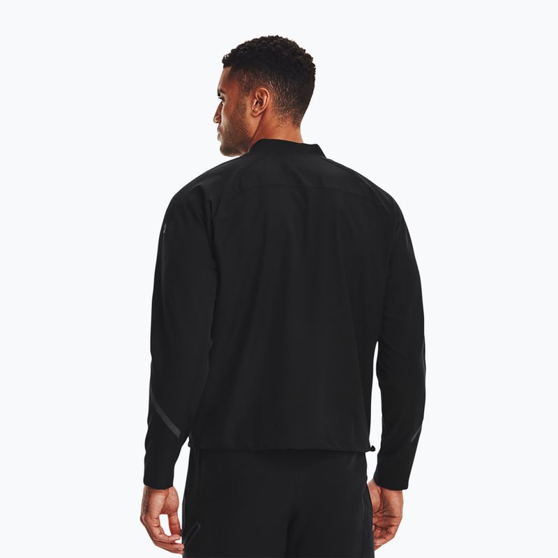 Under Armour Unstoppable Bomber vyriška treniruočių striukė juoda 1377170 3