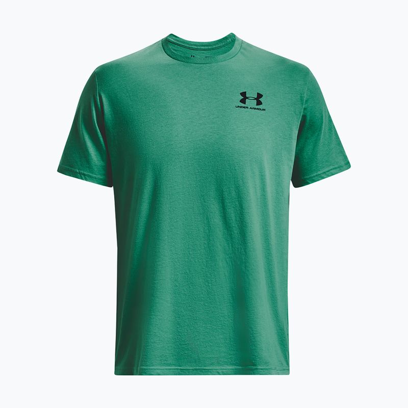 Vyriški marškinėliai Under Armour Sportstyle Left Chest birdie green/black