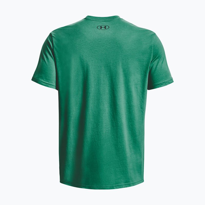 Vyriški marškinėliai Under Armour Sportstyle Left Chest birdie green/black 2