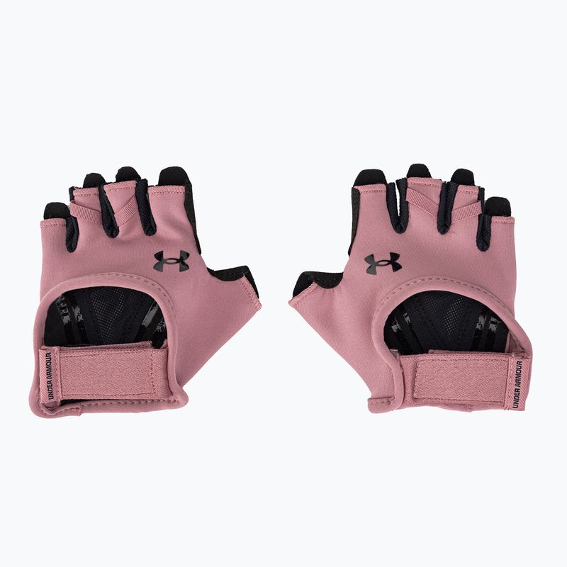 Moteriškos Under Armour W'S treniruočių pirštinės rožinės spalvos 1377798 3