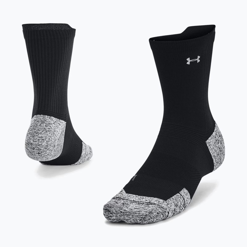 Under Armour Ad Run Cushion 1Pk Mid bėgimo kojinės juodos 1376076