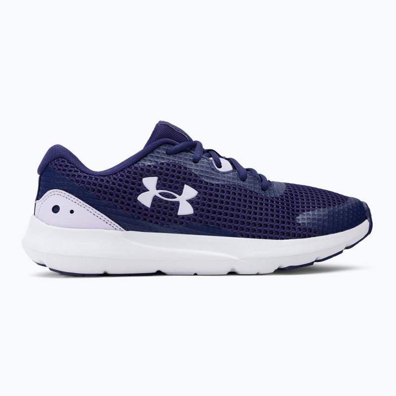Under Armour Surge 3 moteriški bėgimo bateliai tamsiai mėlyna ir violetinė 3024894 2