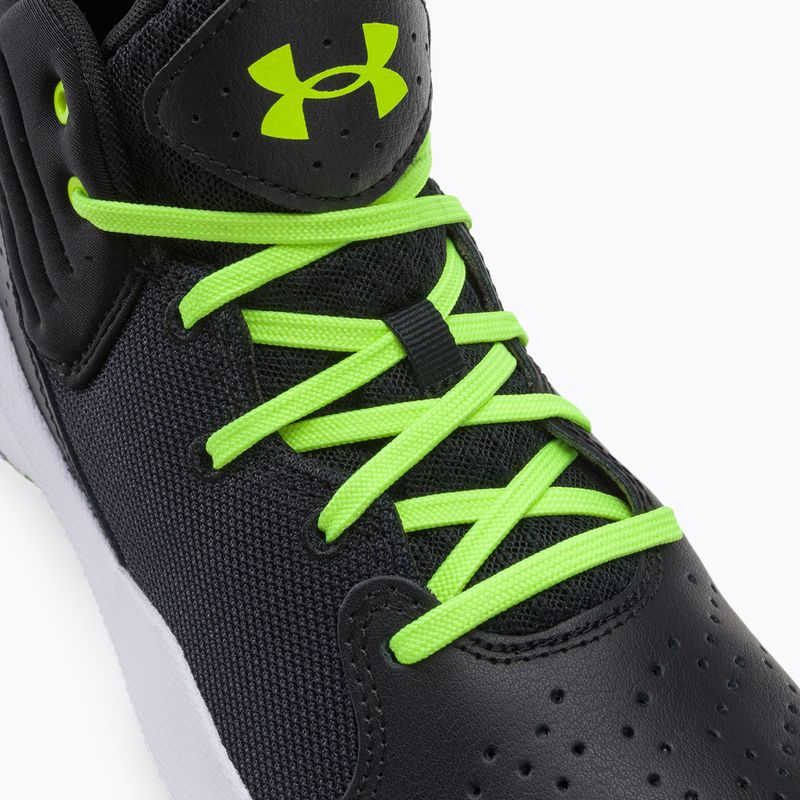Under Armour GS Jet '21 vaikiški krepšinio bateliai juoda-žalia 3024794 7