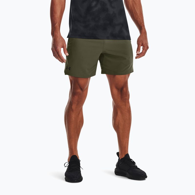 Vyriški treniruočių šortai Under Armour UA Vanish Woven 6in navy/green/black