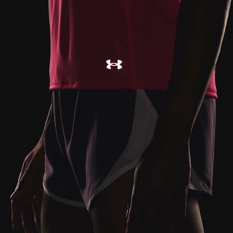 Under Armour Fly By Tank moteriškas bėgimo marškinėlis rožinės spalvos 1361394-683 3