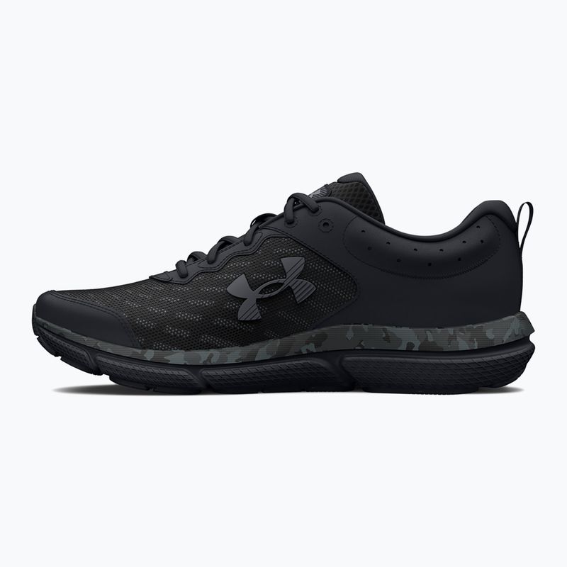 Vyriški bėgimo bateliai Under Armour Charged Assert 10 Camo black/black/pitch gray 2