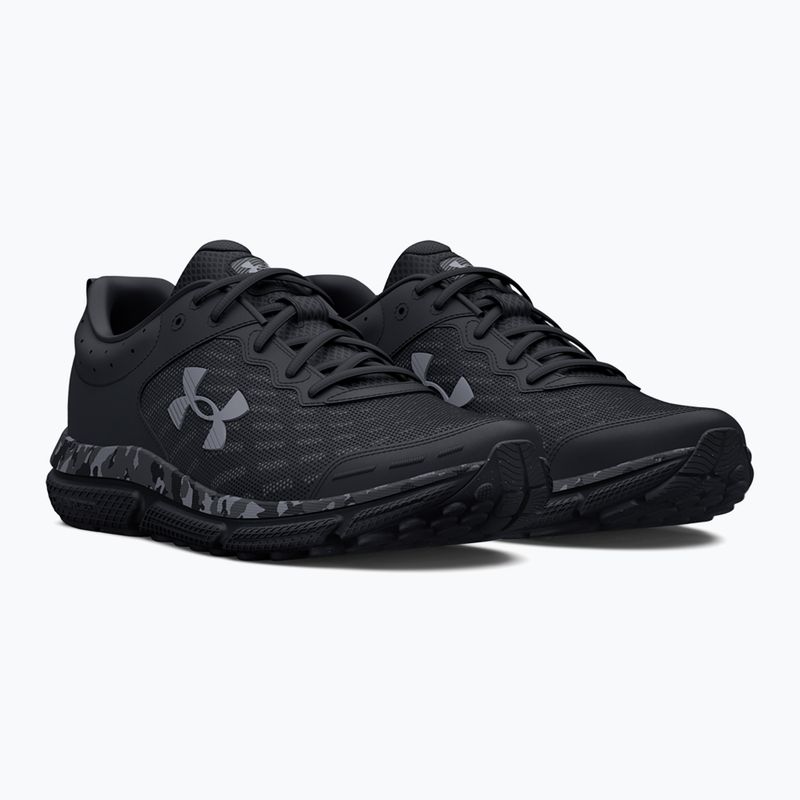 Vyriški bėgimo bateliai Under Armour Charged Assert 10 Camo black/black/pitch gray 3