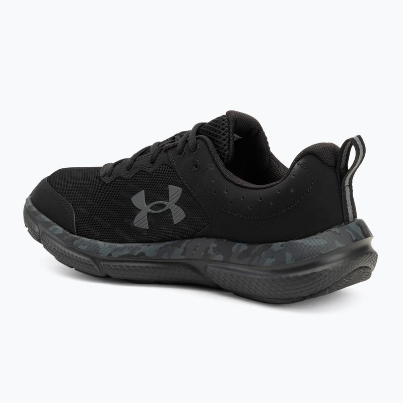 Vyriški bėgimo bateliai Under Armour Charged Assert 10 Camo black/black/pitch gray 3