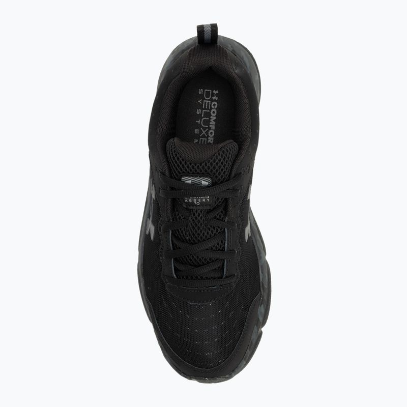Vyriški bėgimo bateliai Under Armour Charged Assert 10 Camo black/black/pitch gray 5
