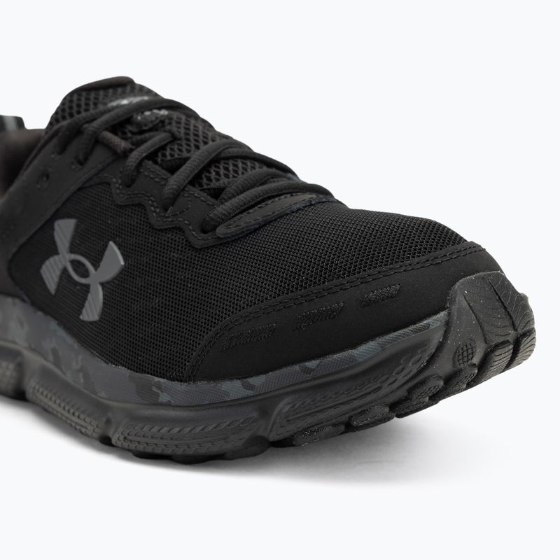 Vyriški bėgimo bateliai Under Armour Charged Assert 10 Camo black/black/pitch gray 7