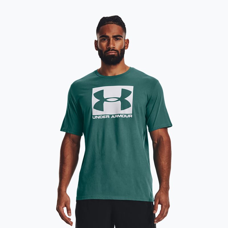 Vyriški marškinėliai Under Armour Boxed Sportstyle coastal teal/white