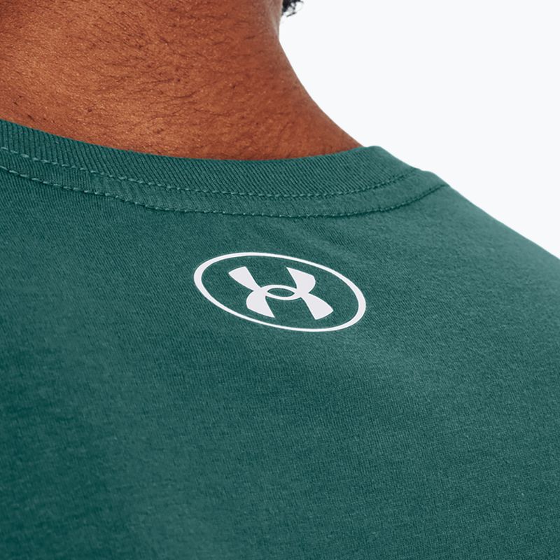 Vyriški marškinėliai Under Armour Boxed Sportstyle coastal teal/white 3