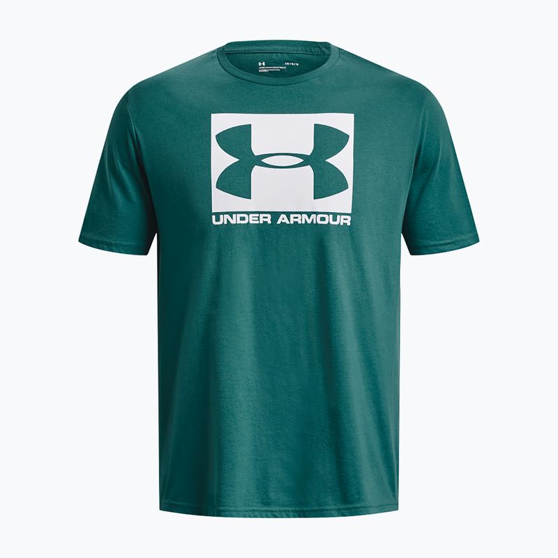 Vyriški marškinėliai Under Armour Boxed Sportstyle coastal teal/white 4
