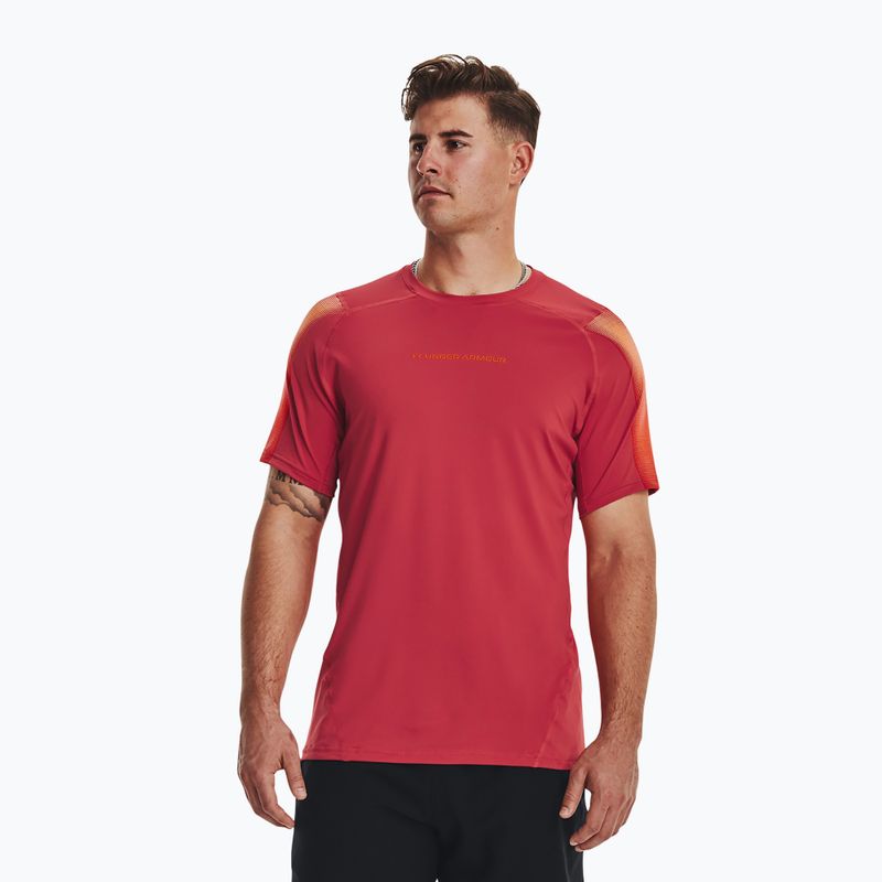 Under Armour vyriški treniruočių marškinėliai HG Armour Nov Fitted red 1377160