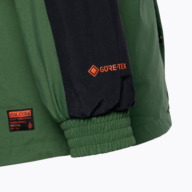 Vyriška Volcom Longo Gore-Tex snieglenčių striukė žalia G0652306 5