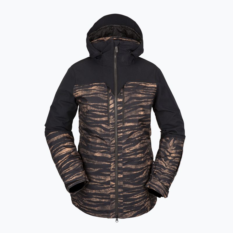 Moteriška snieglenčių striukė Volcom Shelter 3D Stretch black-brown H0452210 8