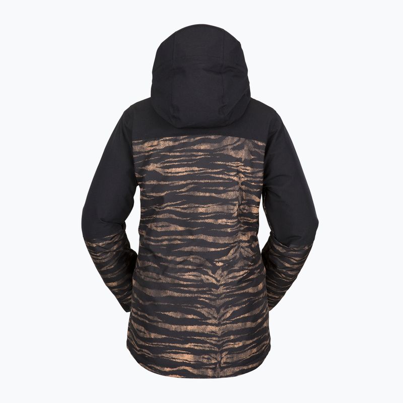 Moteriška snieglenčių striukė Volcom Shelter 3D Stretch black-brown H0452210 9