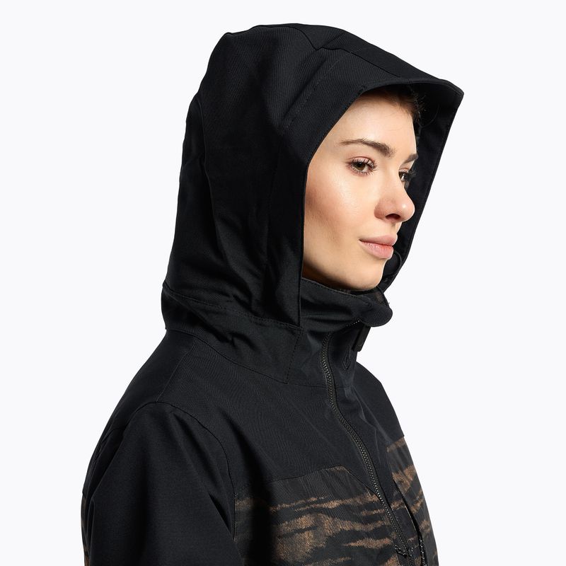 Moteriška snieglenčių striukė Volcom Shelter 3D Stretch black-brown H0452210 4