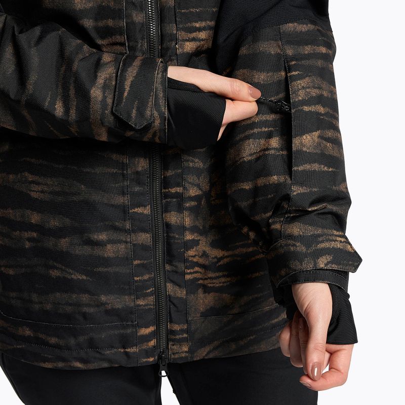 Moteriška snieglenčių striukė Volcom Shelter 3D Stretch black-brown H0452210 6