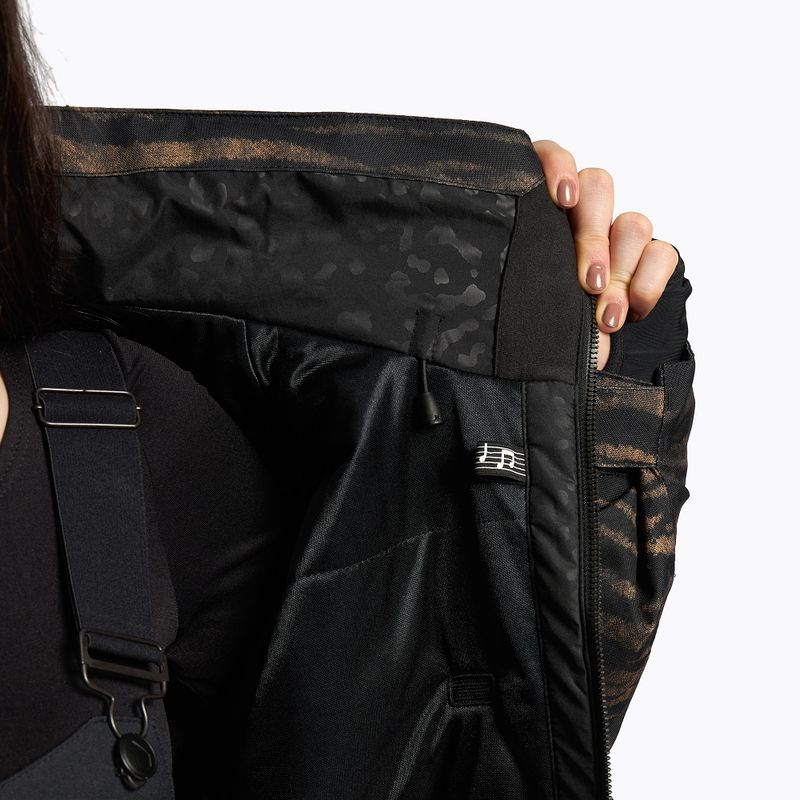 Moteriška snieglenčių striukė Volcom Shelter 3D Stretch black-brown H0452210 7