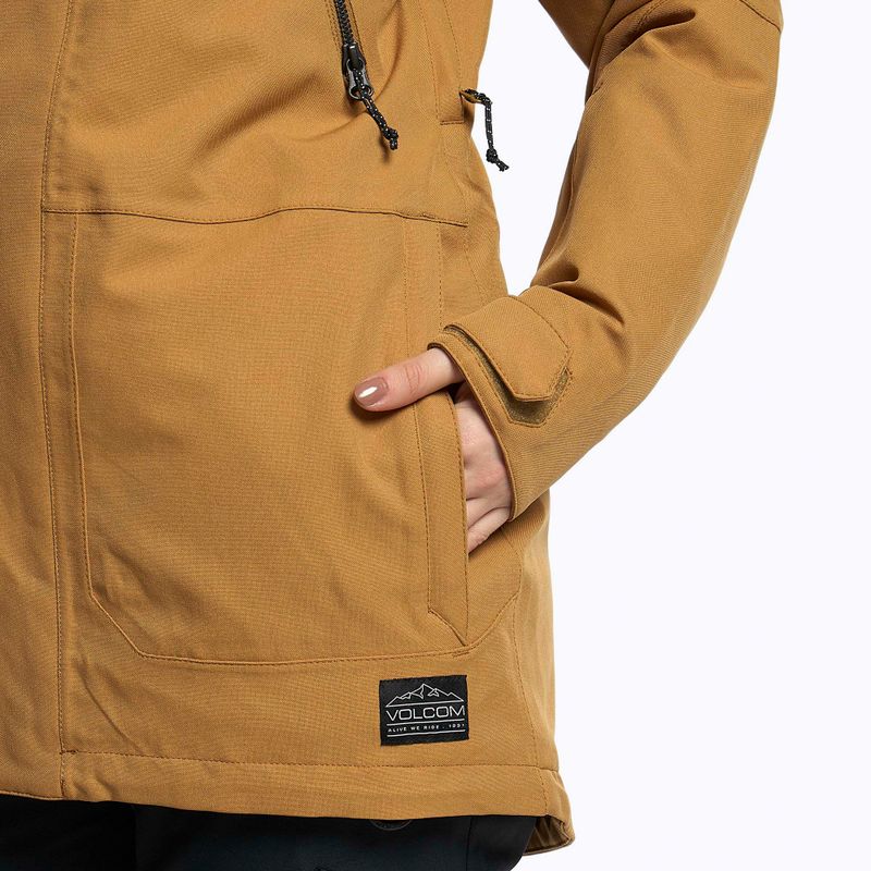 Moteriška snieglenčių striukė Volcom Shadow Ins Caramel H0452306 7