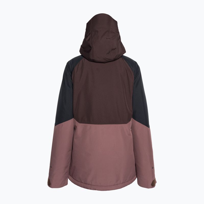 Volcom Aris Ins Gore ruda/juoda snieglenčių striukė H0452311 2