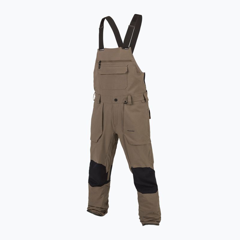 Vyriškos Volcom Roan Bib Overall teak snieglenčių kelnės