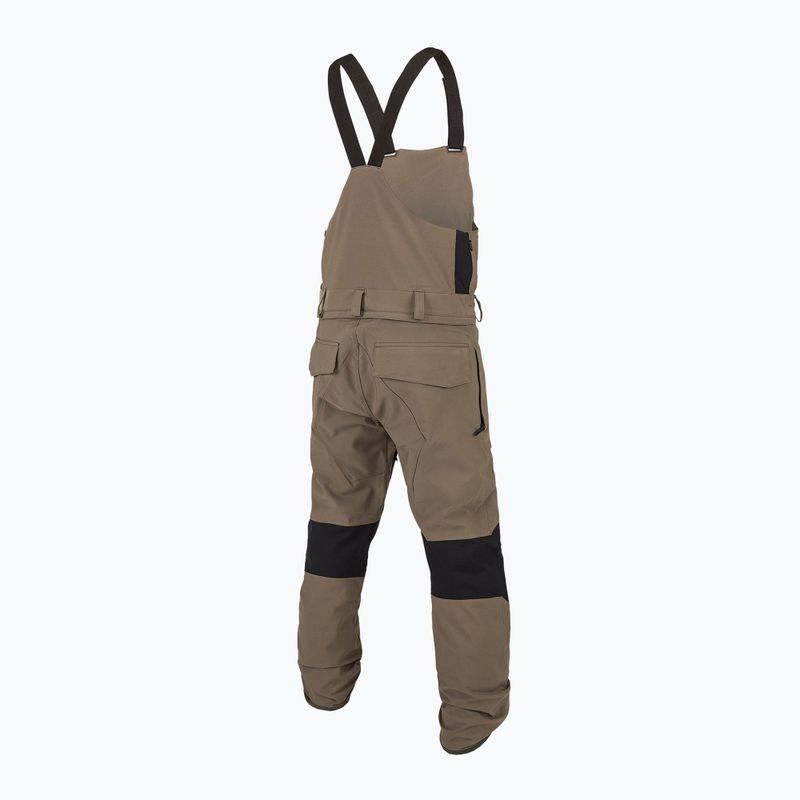 Vyriškos Volcom Roan Bib Overall teak snieglenčių kelnės 2