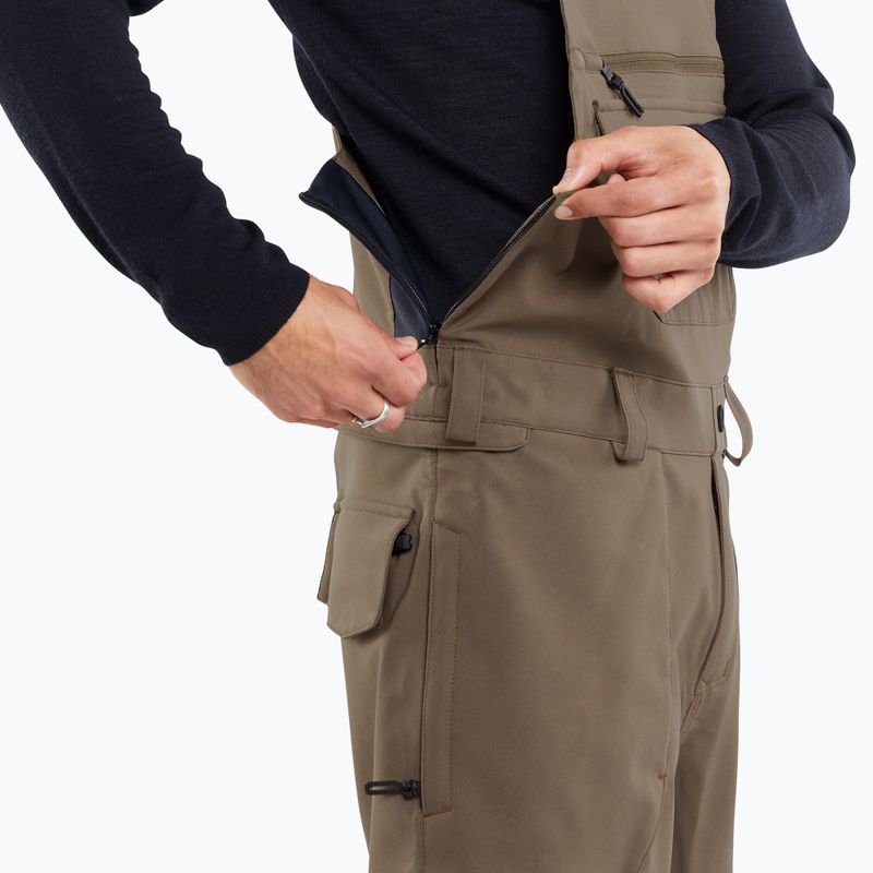 Vyriškos Volcom Roan Bib Overall teak snieglenčių kelnės 5