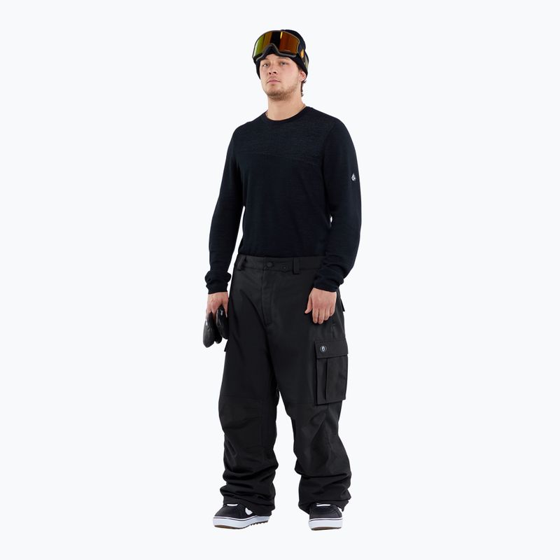 Vyriškos snieglenčių kelnės Volcom Nwrk Baggy black